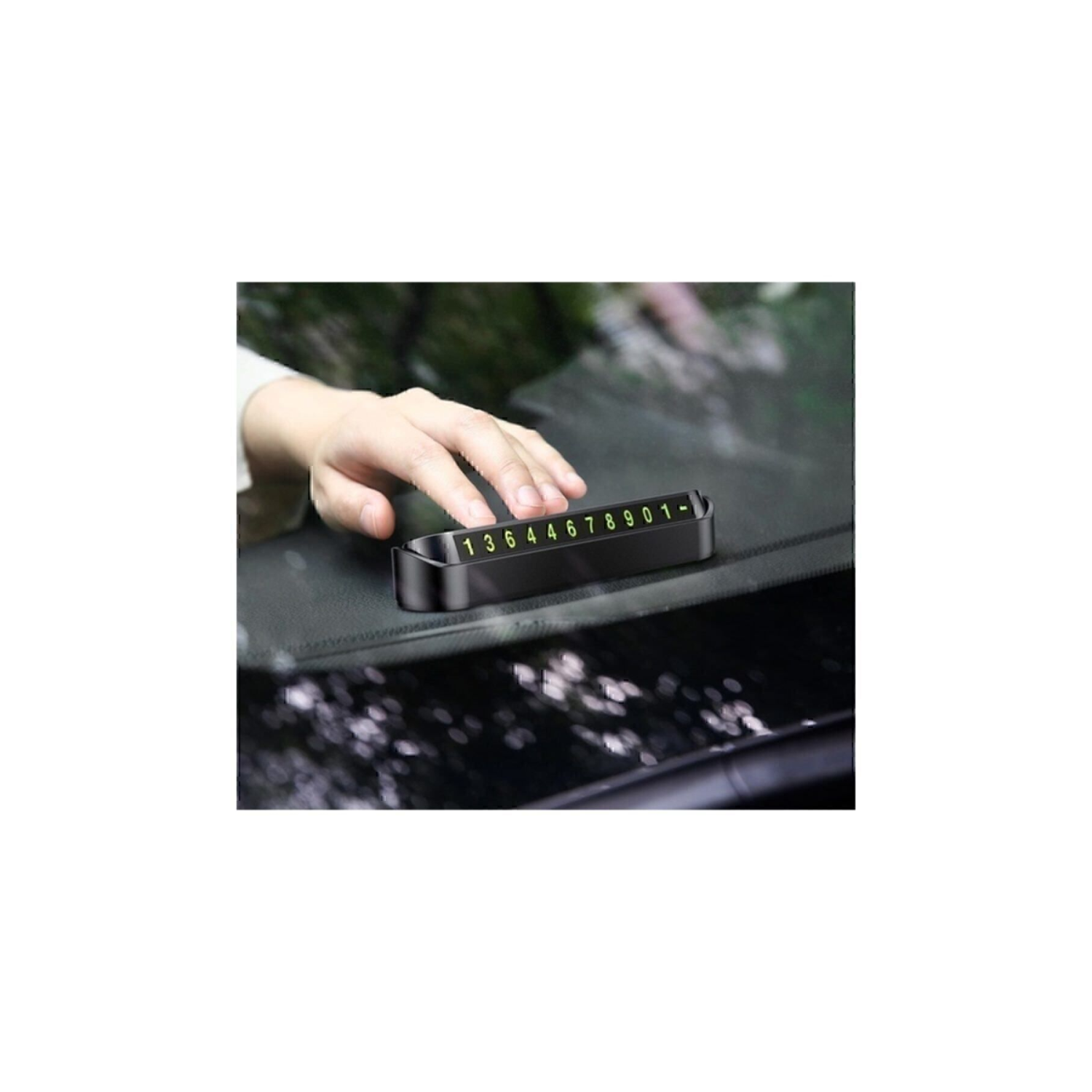 Araç Park Telefon Numaratörü Mıknatıslı Aç Kapa Sistem