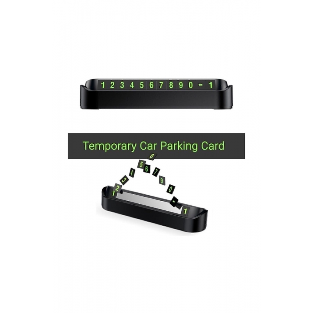 Araç Park Telefon Numaratörü Mıknatıslı Aç Kapa Sistem