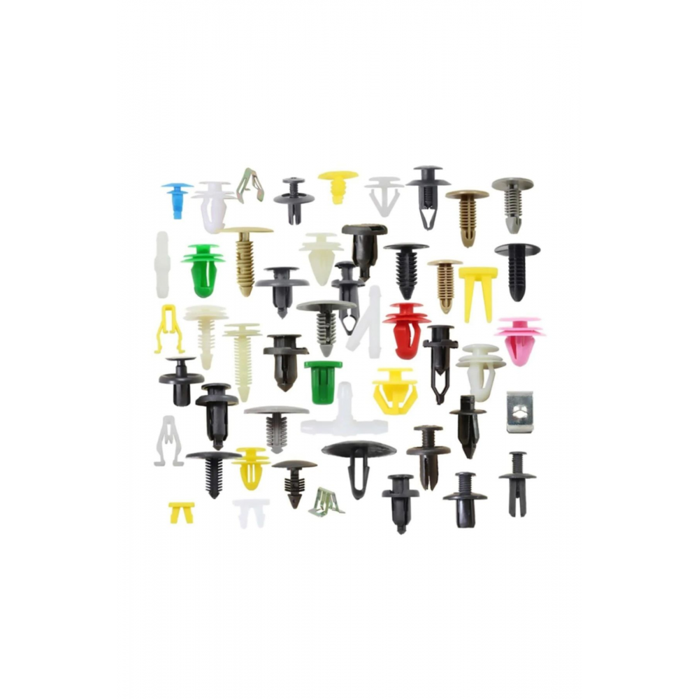 Araba Kapı Tampon Plastik Klips Panel İtme Pim Tutucu 460 Parça