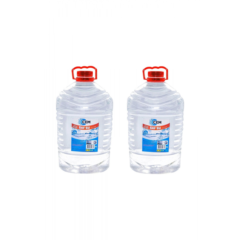 Car Care Saf Su Ütü Ve Akü Suyu 5 Lt 2'li Avantaj Paket (ÜRETİM YILI 2024)