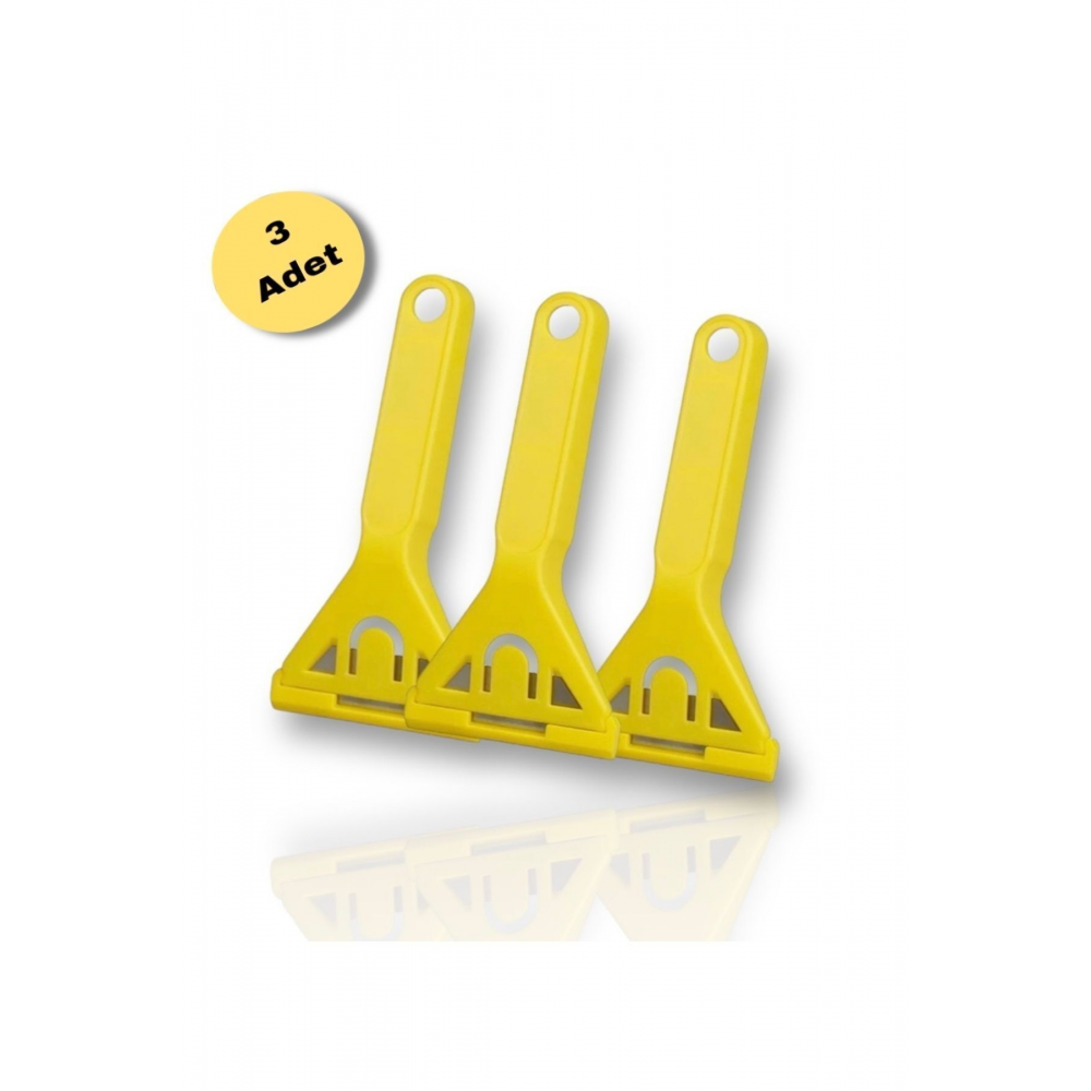 3 Adet Cam Kazıma Bıçağı - Ocak, Mermer, Buz Kazıma Bıçağı ( Renk Seçeneği Yoktur )
