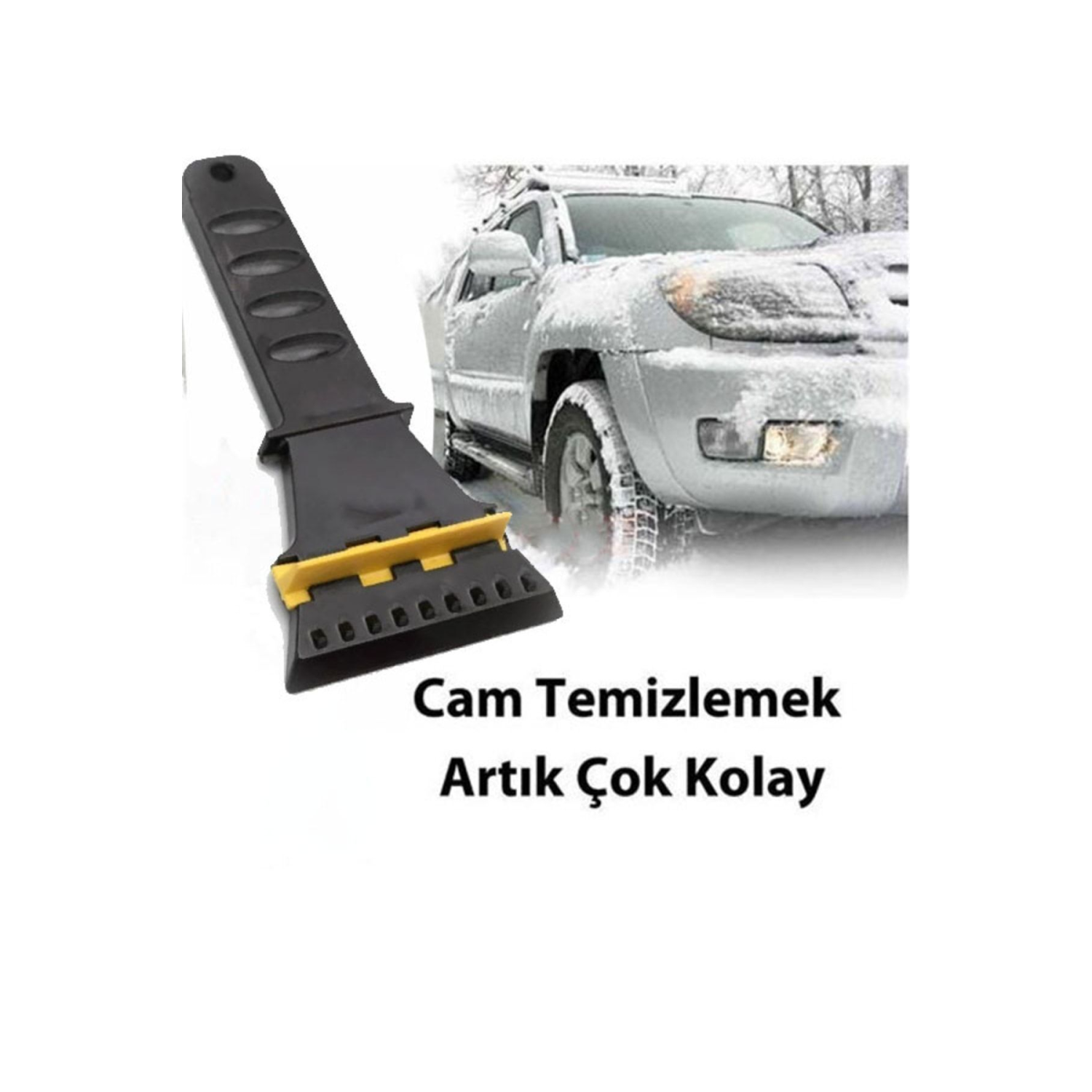 Oto Araba Pencere Camı Buzdolabı Buzu Kar Buz Kırıcı Kazıma Kazıyıcı Ön Cam Temizleyici Buz Kazıyıcı