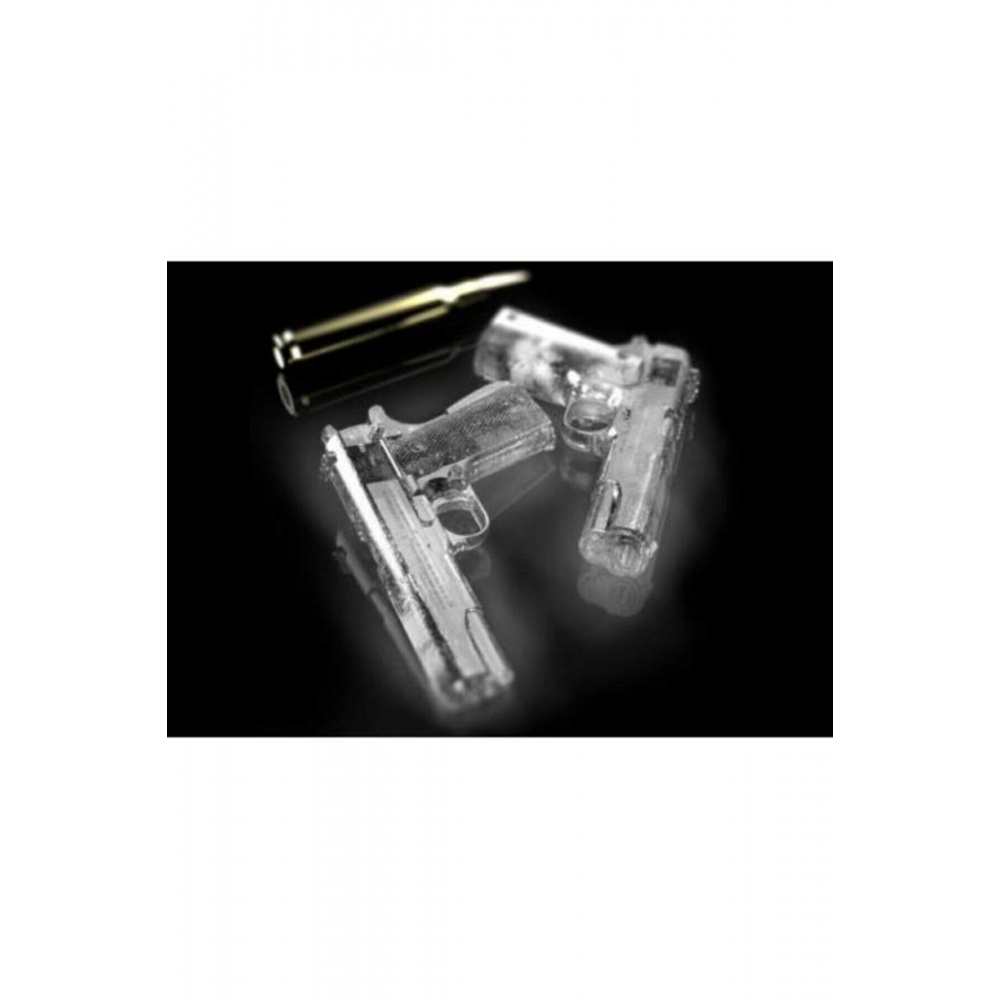 Buz Kalıbı Silah Şeklinde