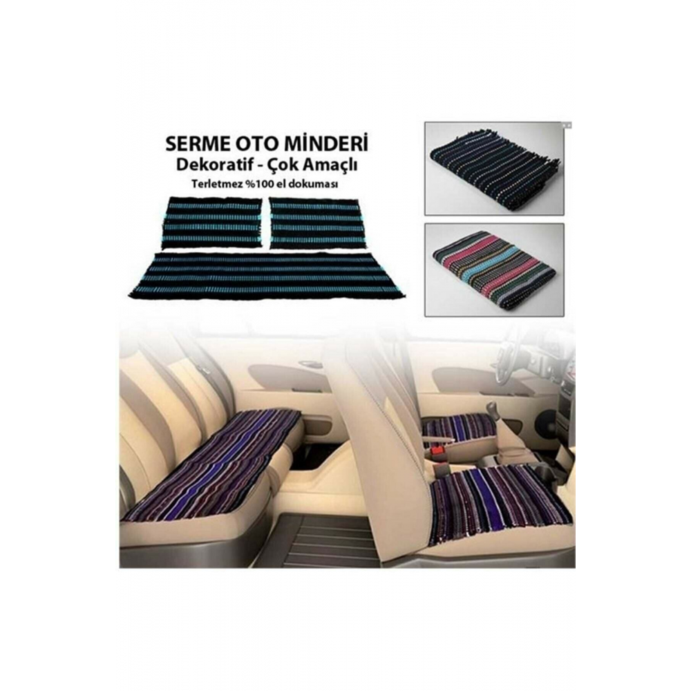 Araç Oto Koltuk Koruyucu Kılıf Hasır Araba Örtü Kilim