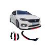Fiat Egea Uyumlu Ön Lip 4 Parça Tampon Eki Fiat Egea Karlık Model Lip