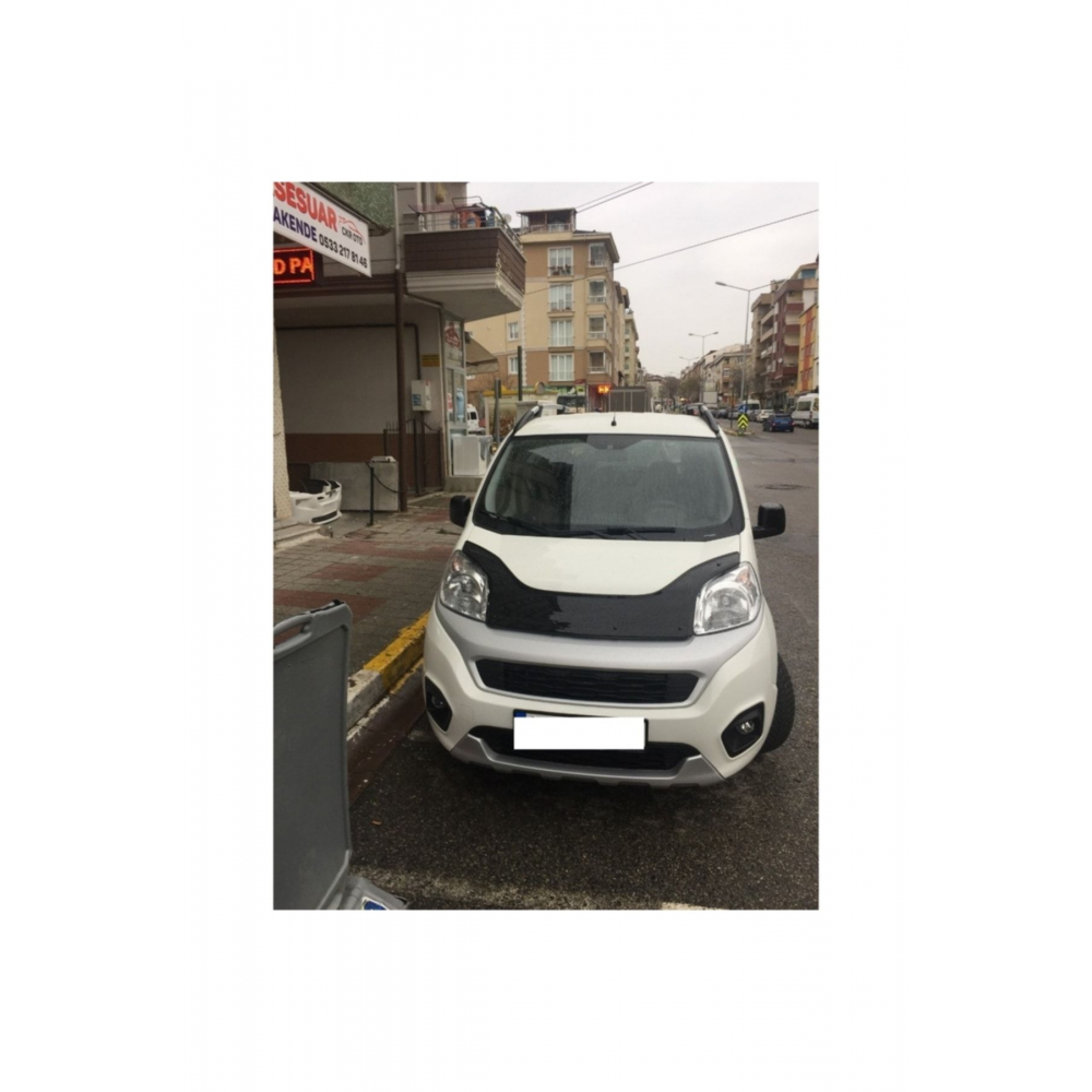 Fiat Fiorino Uyumlu Kaput Rüzgarlığı Piano Black 2007-2016