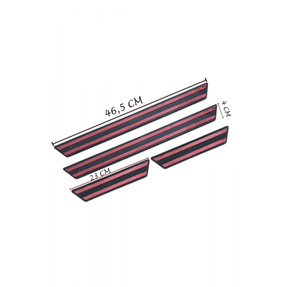 Fiat Egea Cross Krom Kapı Eşik Koruması 4 Parça