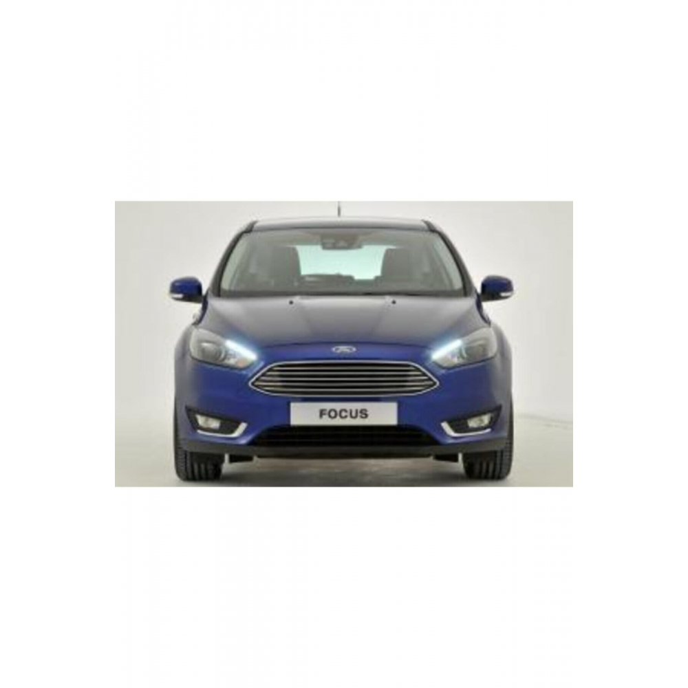 Krom Focus 3-3.5 Ön Tampon Panjuru Titanium Çizgili / Nikelajlı