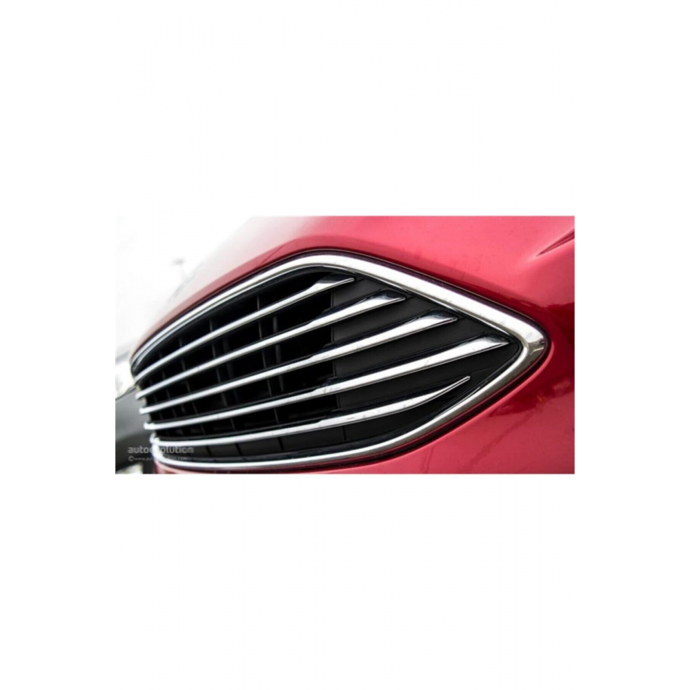 Krom Focus 3-3.5 Ön Tampon Panjuru Titanium Çizgili / Nikelajlı