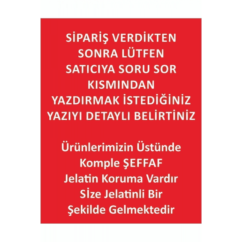 3D LÜX Standartlara Uygun Takmatik Pleksi PLAKALIK