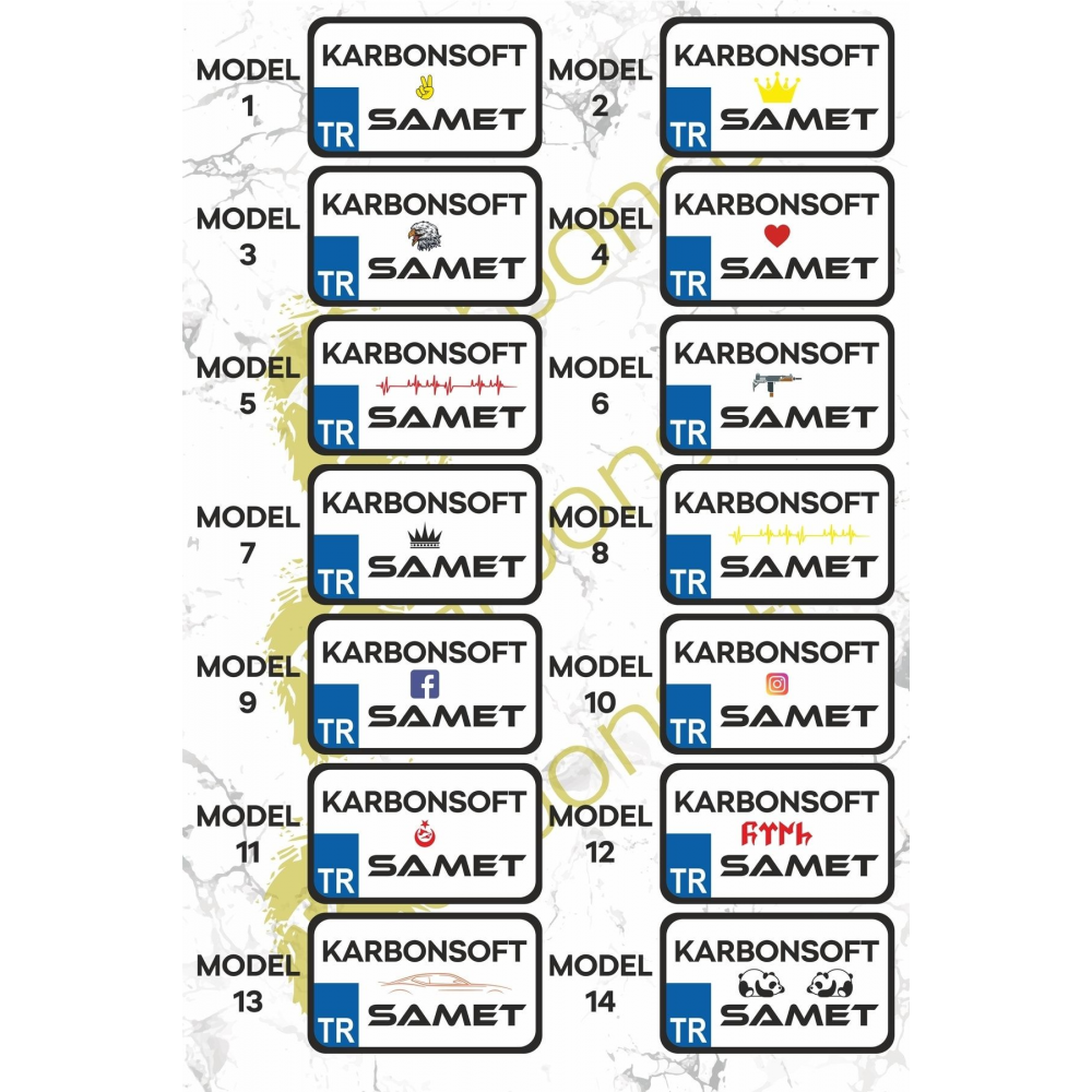 Kişiye Özel Ahşap Dekor Plaka, Bisiklet Plaka, Isimli Plaka, Cam Önü Plakası, Aksesuar Plaka