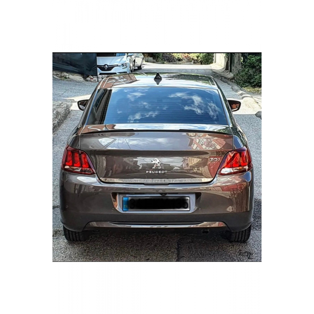 Peugeot 301 M4 Bagaj Üstü Spoiler Yarasa Model Esnek Plastik