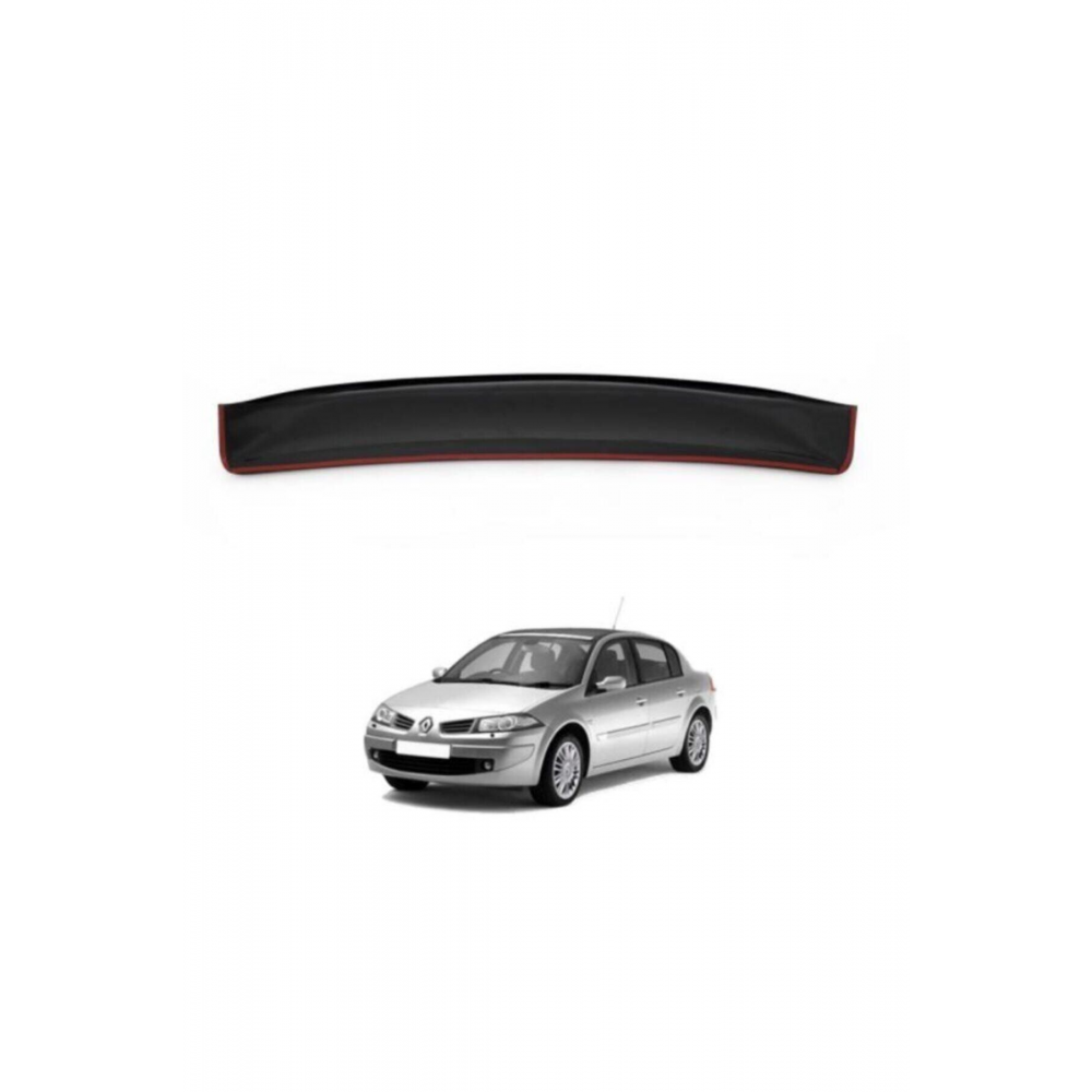 Renault Megane 2 Uyumlu Cam Üstü Spoiler