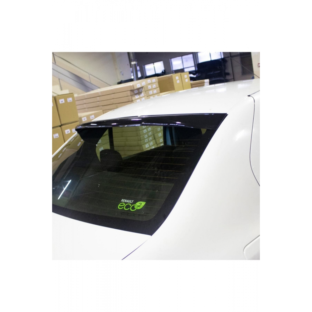 Renault Symbol Arka Cam Üstü Spoyler Rüzgarlık Kanat (abs) Parlak Siyah 2013->