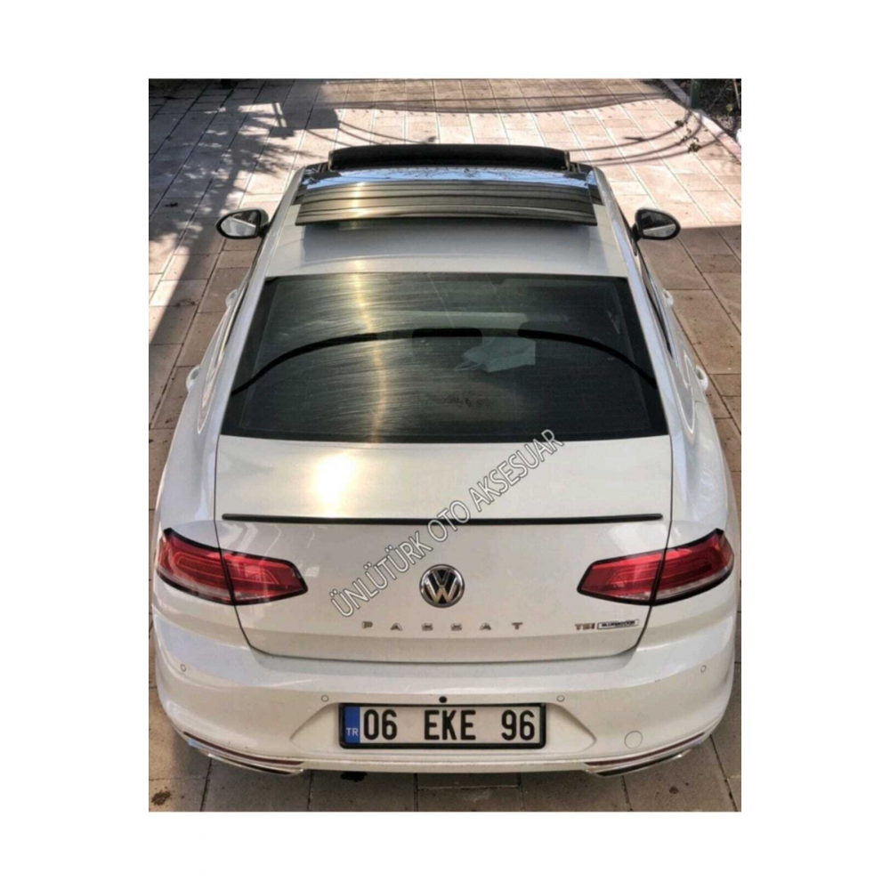 Vw Passat B8 Spoiler Bagaj Üstü Spoiler - Spoyler Piano Black