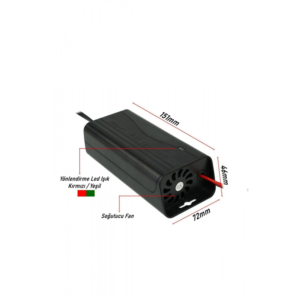 12v Akü Şarj Cihazı 24 - 72 Amper Arası Tüm Akülere Uygundu - Motor Akülerine Uygun Değildir