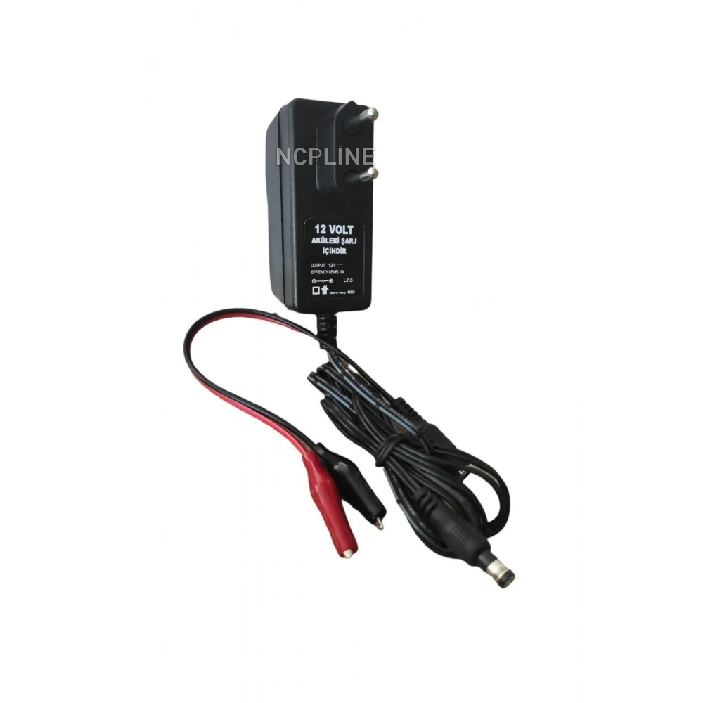 Akülü Atv Araba Jeep 12 Volt Akü Şarj Cihazı Şarz Aleti Adaptör