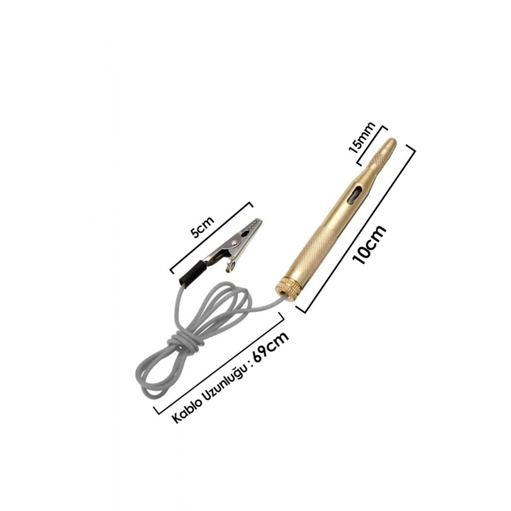 12 V Araç Kontrol Kalemi Timsah Ağızlı