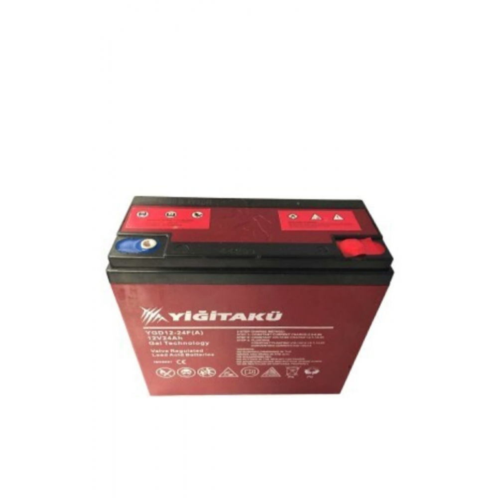 12 V 24 Ah-amper Jel Akü