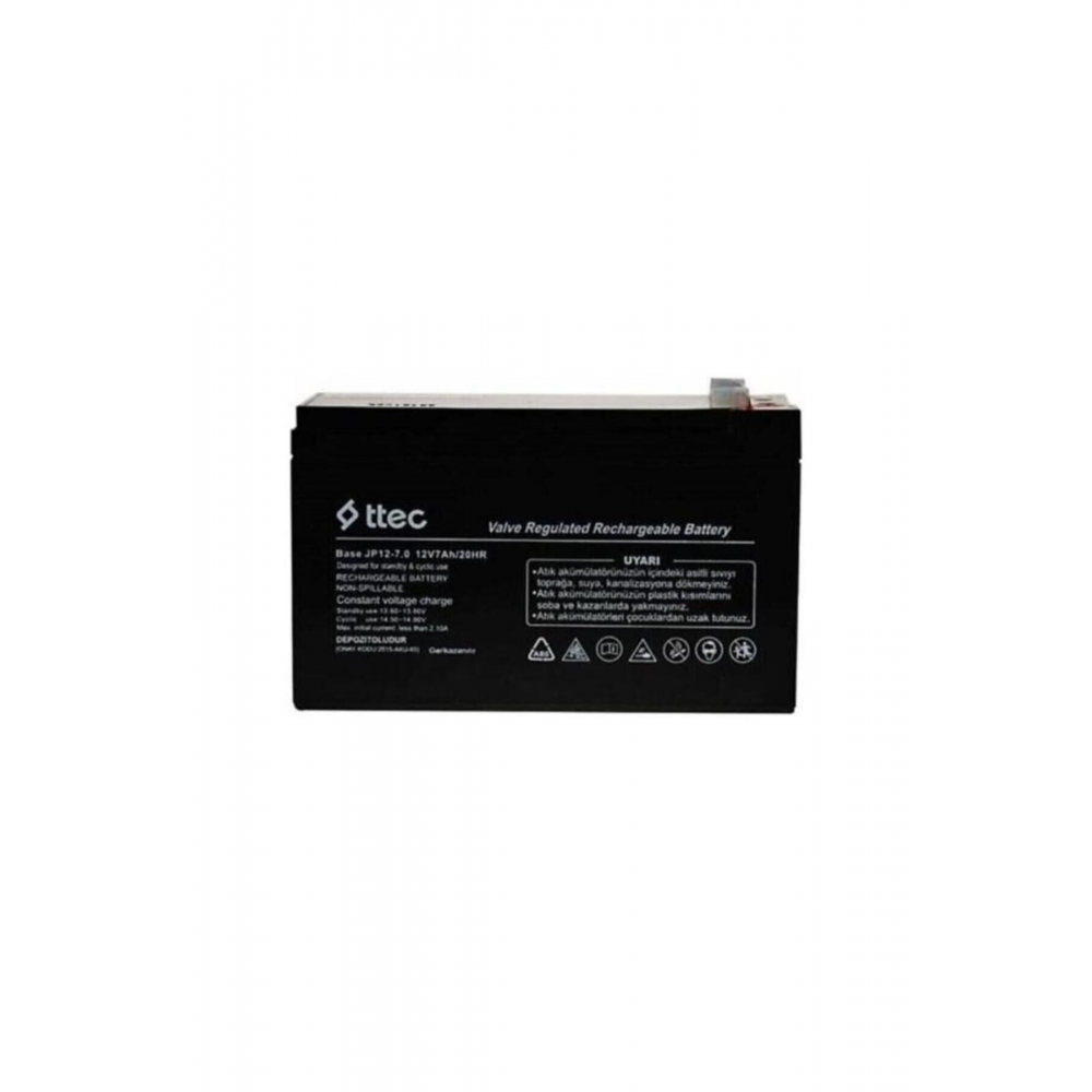 Ttec Base 12v 7ah Bakımsız Kuru Akü (03/2023 ÜRETİM) - 2