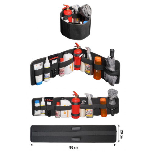 Araba Bagaj Organizeri Portatif Fonksiyonel Bagaja Yapışabilen Çok Amaçlı Bagaj Düzenleyici Çanta