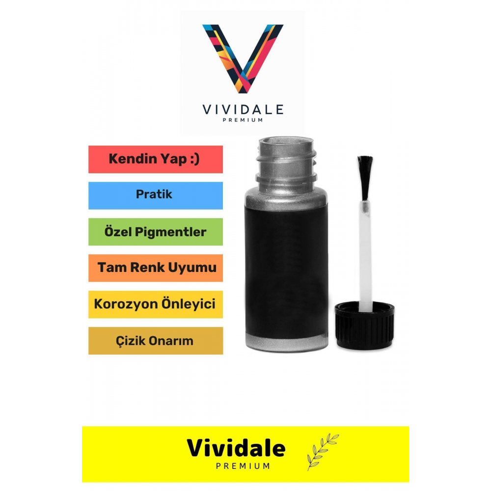 Premium Araba Motosiklet Taş İzi Çizik Giderici Onarıcı Piano Black Parlak Siyah Rötüş Boyası 20ml