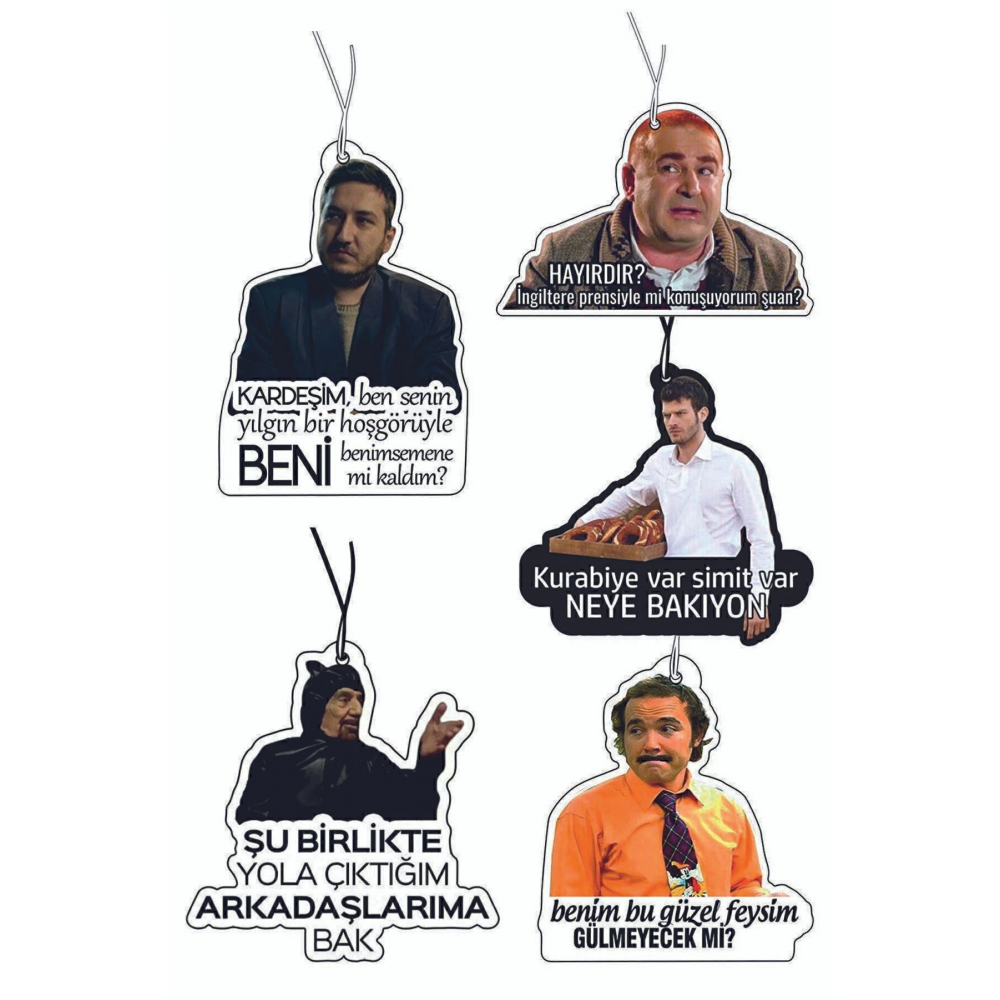 5'li Film Karakterleri Oto Kokuları