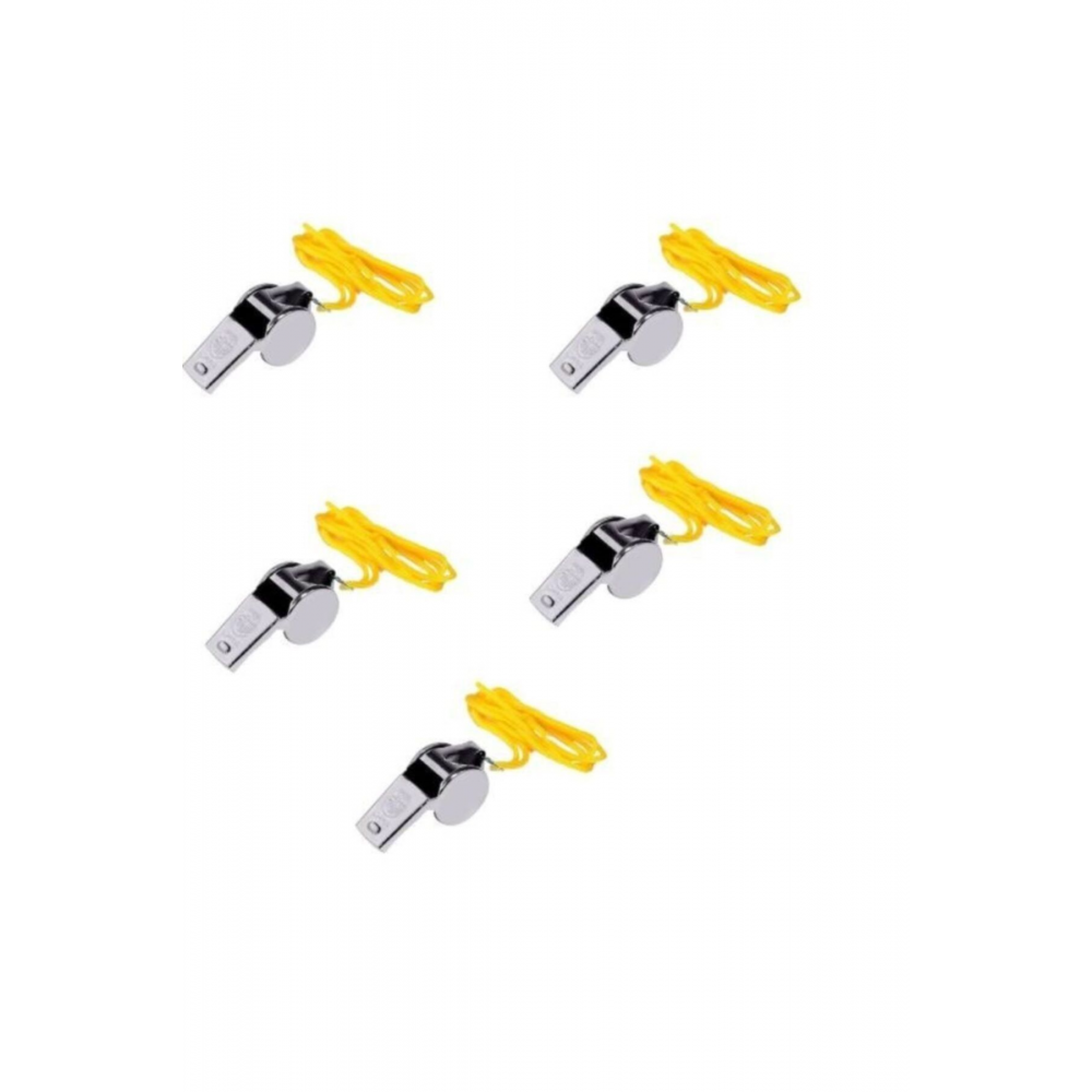 Metal Ipli Hakem Ve Deprem Düdüğü Tekli Demir Düdük (6 Adet