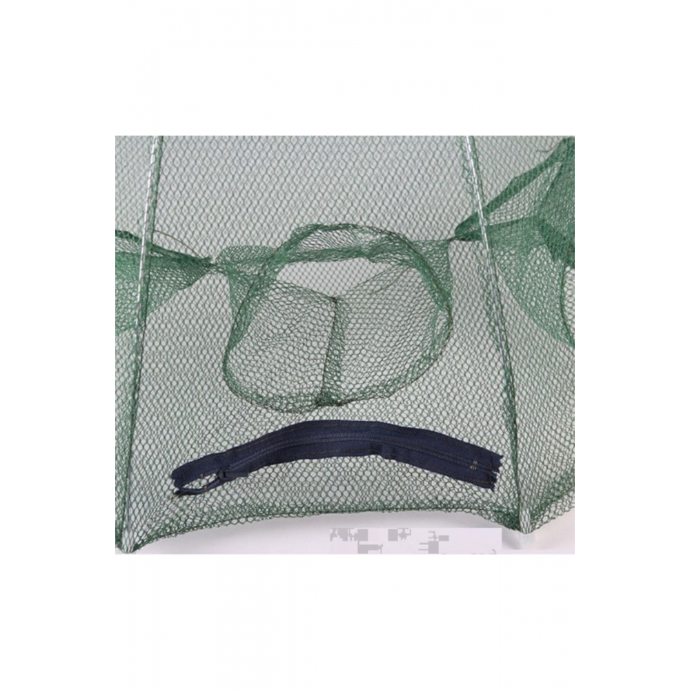 Balık Tuzağı 6 Girişli Yengeç Balık Kuş Yakalama Pratik Kullanım - Büyük Boy