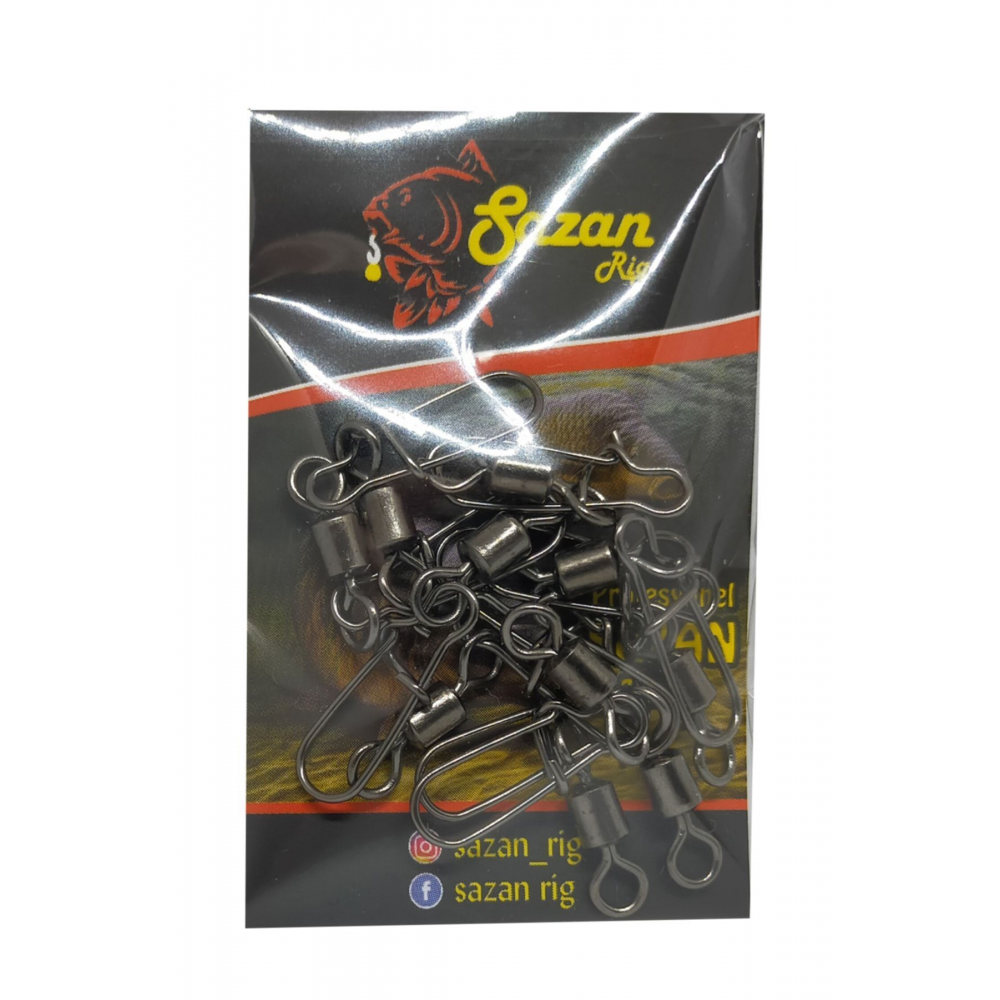 Kilitli Klipsli Paslanmaz Fırdöndü No:2 (10' LU PAKET)