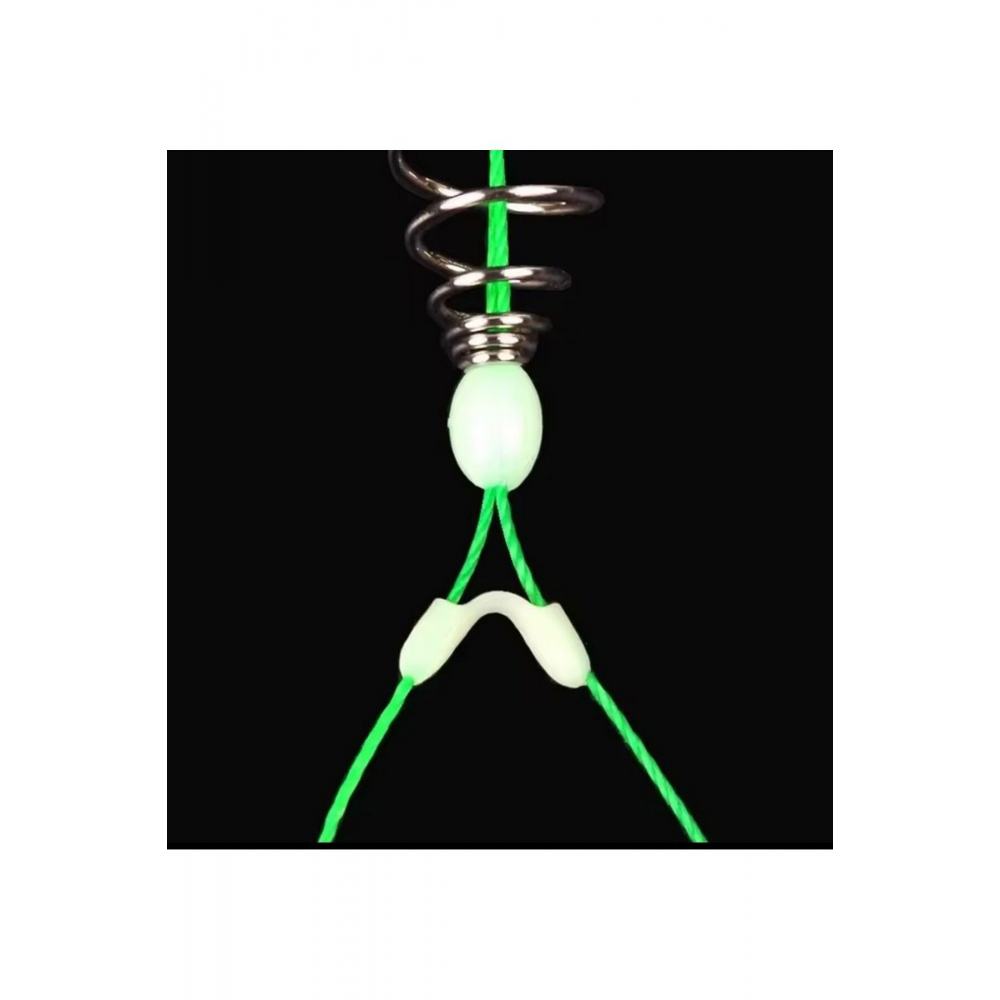 5 li Paket Yaylı Avcı Hazır Sazan Takımı- Fosforlu