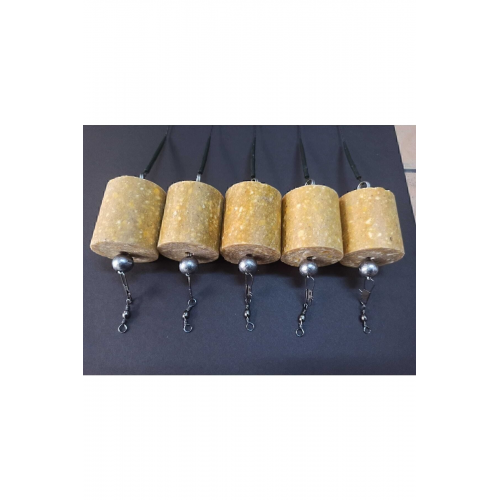 Küspe Aparatlı Yüzen Sarı Toplu Sazan Takımı 5’li Set (küspe Dahil)