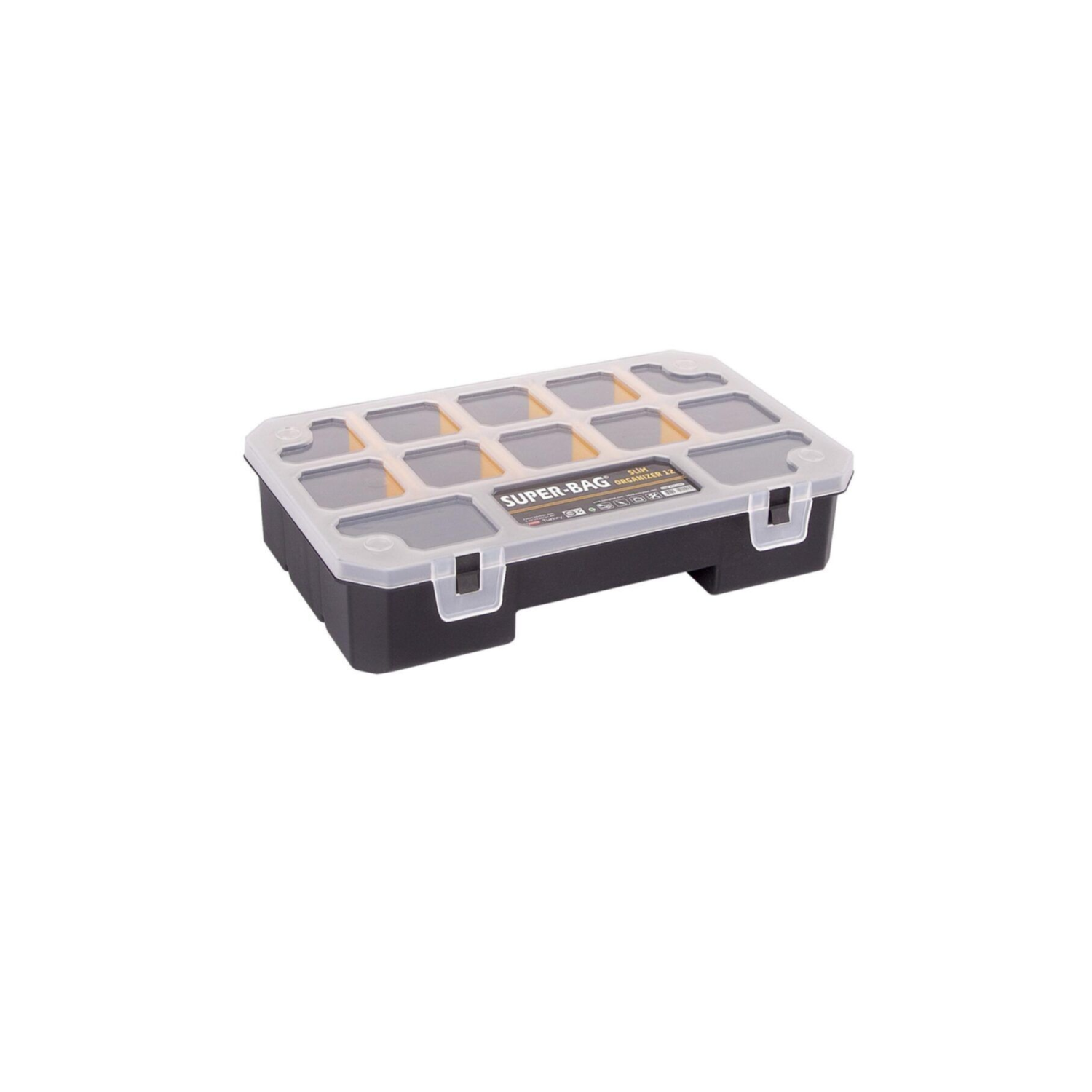 Asr-2097 Slim Organizer 12 Göz Kutu