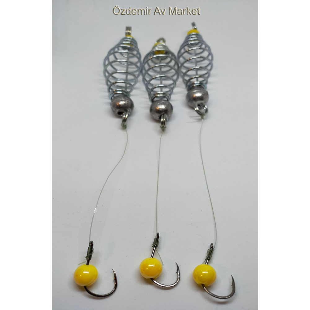 30 gr Yaylı Janjan Boncuklu Sazan Takımı (3 Lü Set)