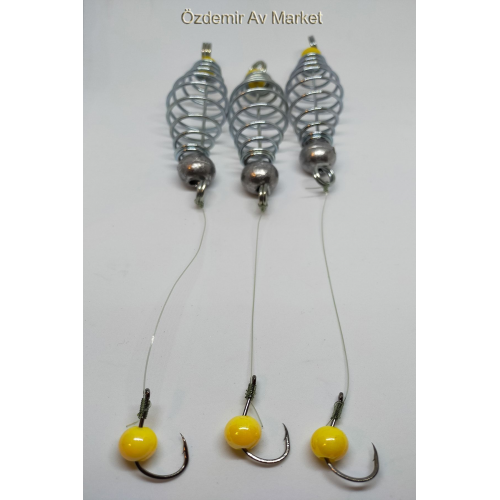 30 gr Yaylı Janjan Boncuklu Sazan Takımı (3 Lü Set)