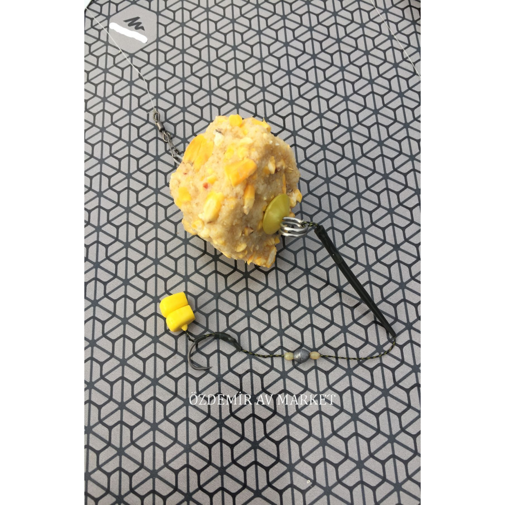 Küspe Aparatlı Yüzen Çift Mısırlı Küspeli Sazan Takımı (KÜSPE DAHİL)