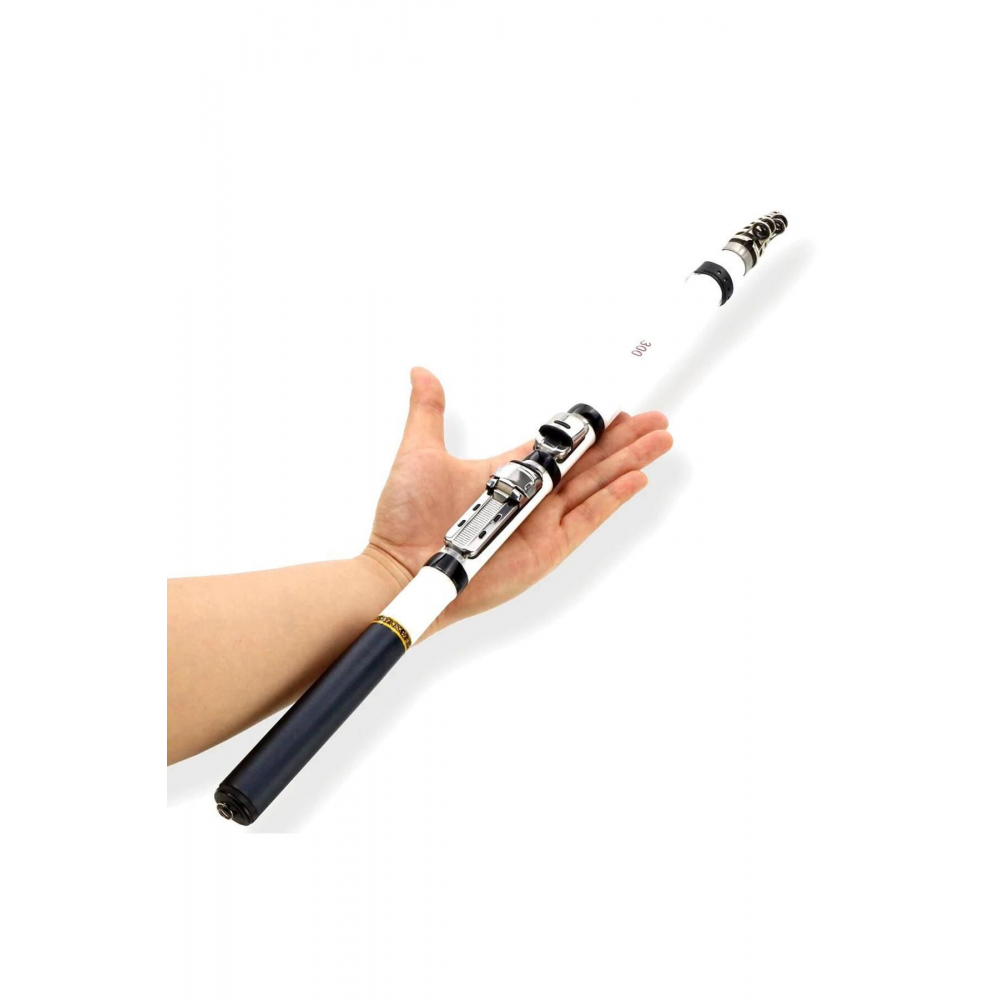 3 Metre Karbon Fiber Balık Olta Kamış - 9 Boğum 9 Halka Teleskopik -