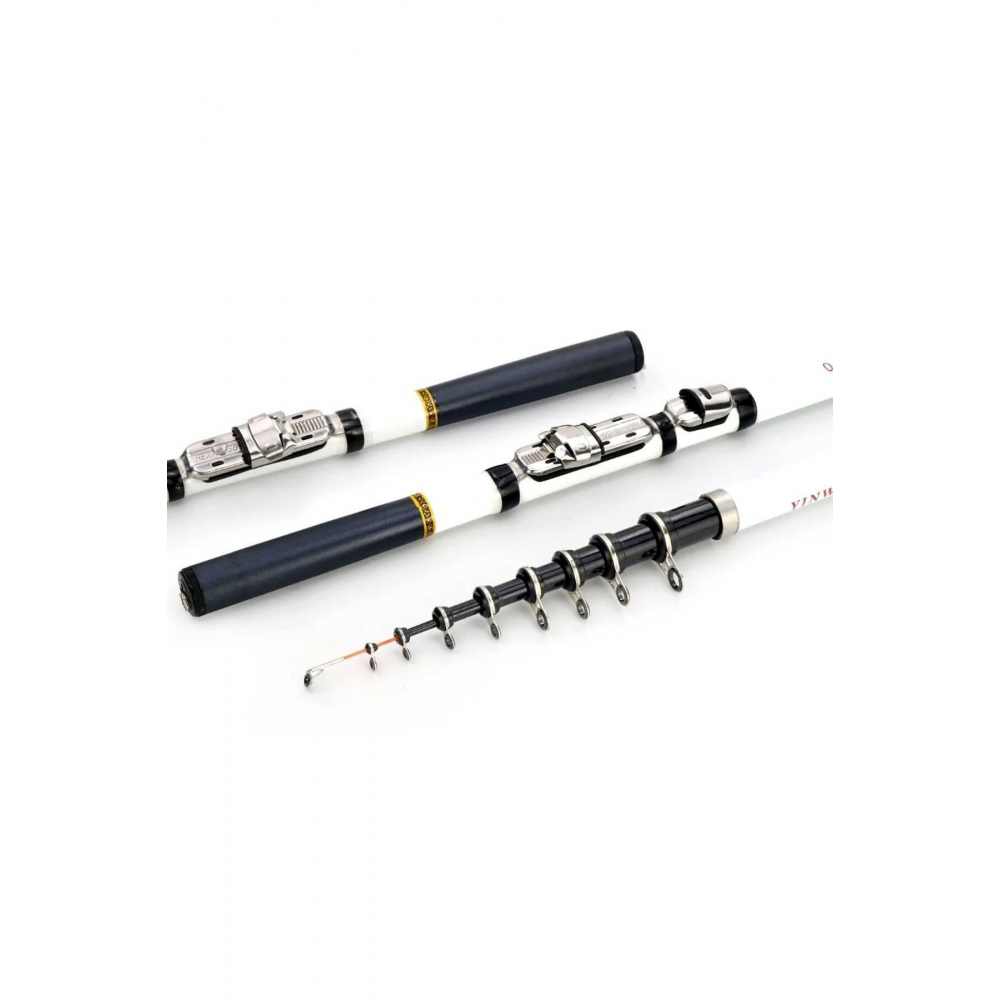 3 Metre Karbon Fiber Balık Olta Kamış - 9 Boğum 9 Halka Teleskopik -