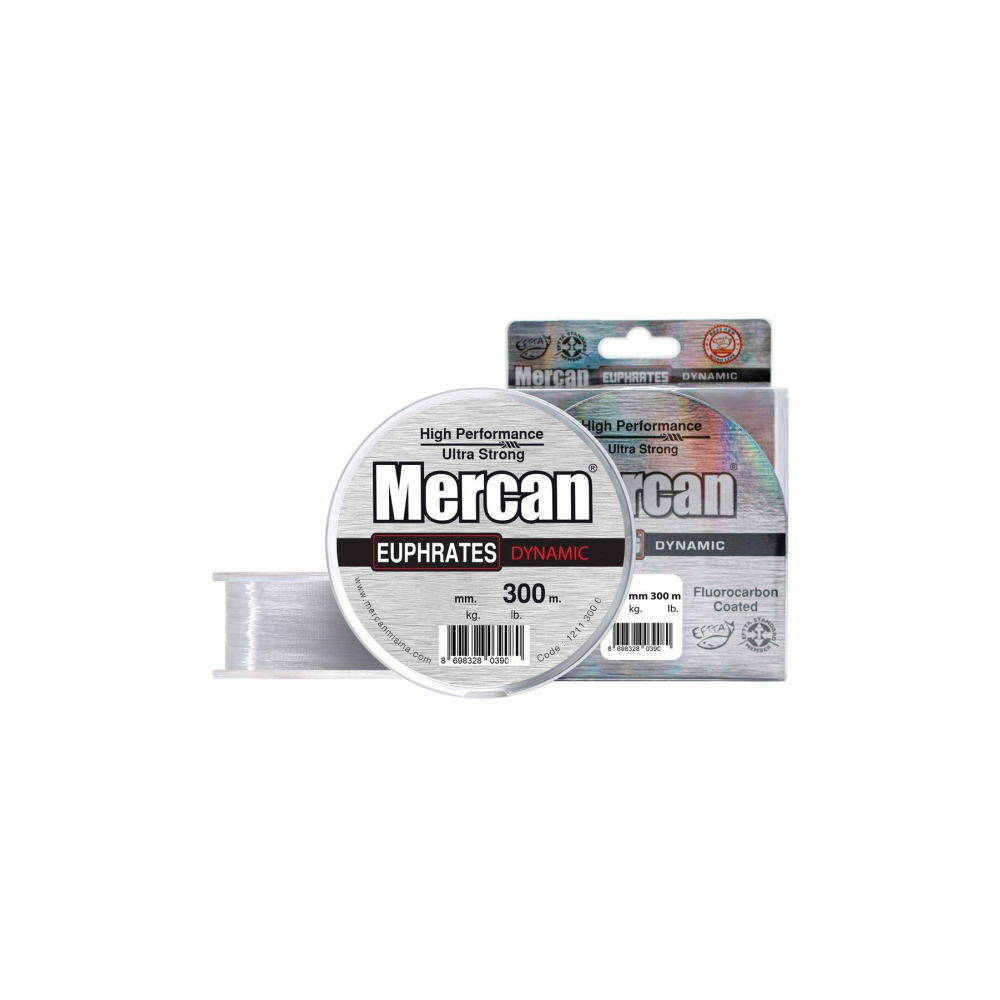 Mercan Euprates Dynamic Gümüş Gri 300 M - 250 M Makara Misina