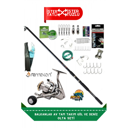 Balkanlar Av Tam Takım Göl Ve Deniz Olta Seti
