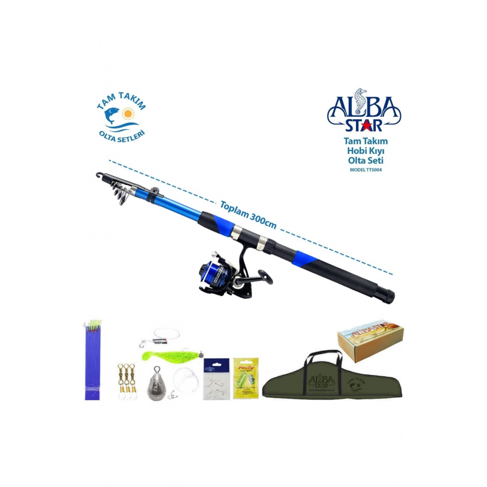 Tam Takım Hobi Kıyı Olta Seti - Tts004