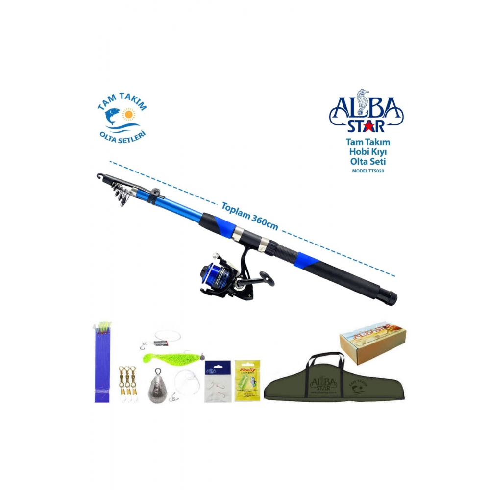 Tam Takım Hobi Kıyı Olta Seti - Tts020