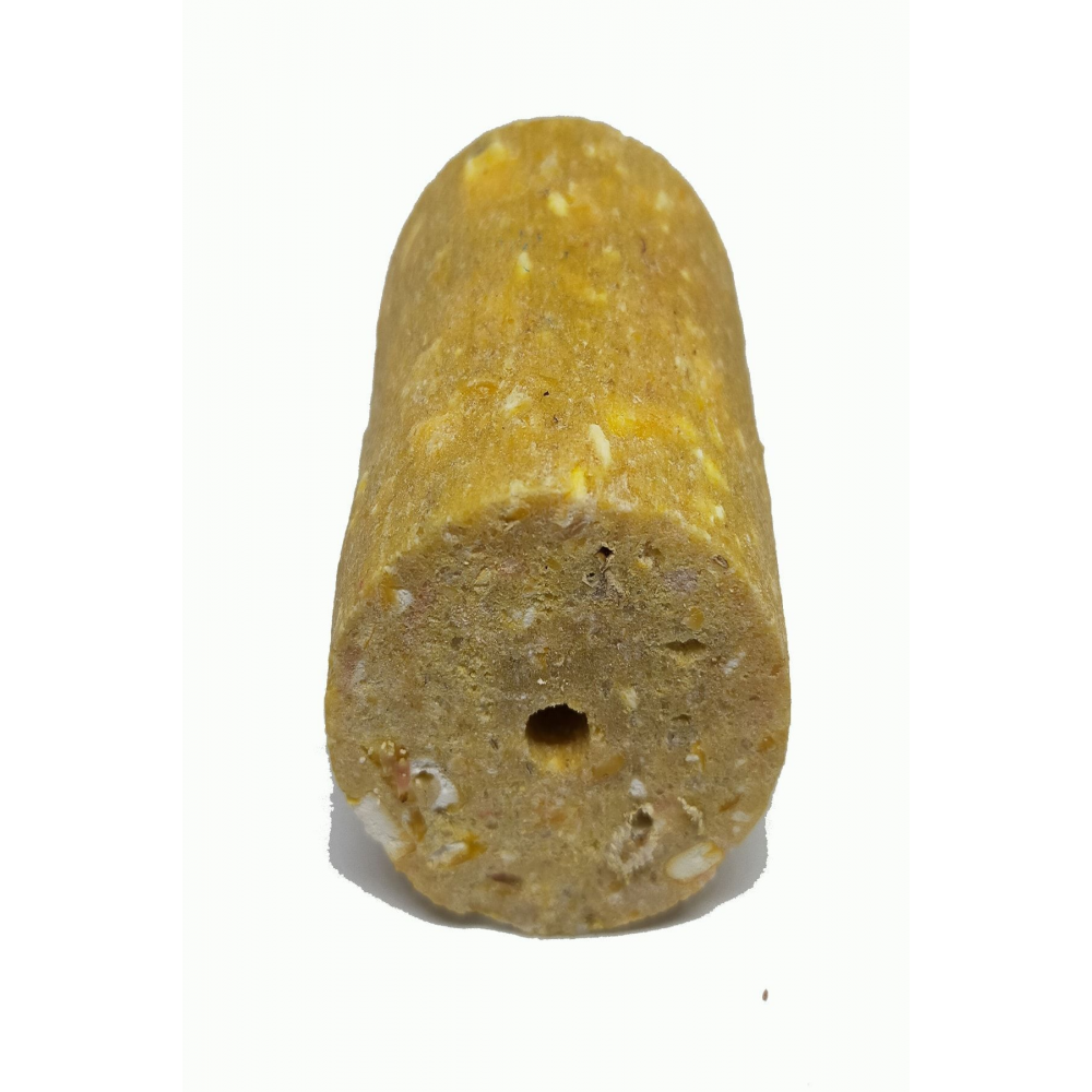 Sazan Balık Avı Delikli Silindir Sarı Mısır Küspesi 100 Gr 20 Adet