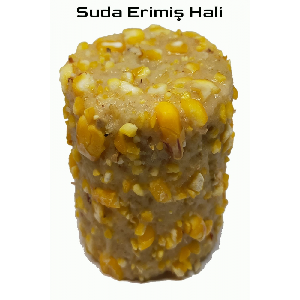 Sazan Balık Avı Delikli Silindir Sarı Mısır Küspesi 100 Gr 20 Adet