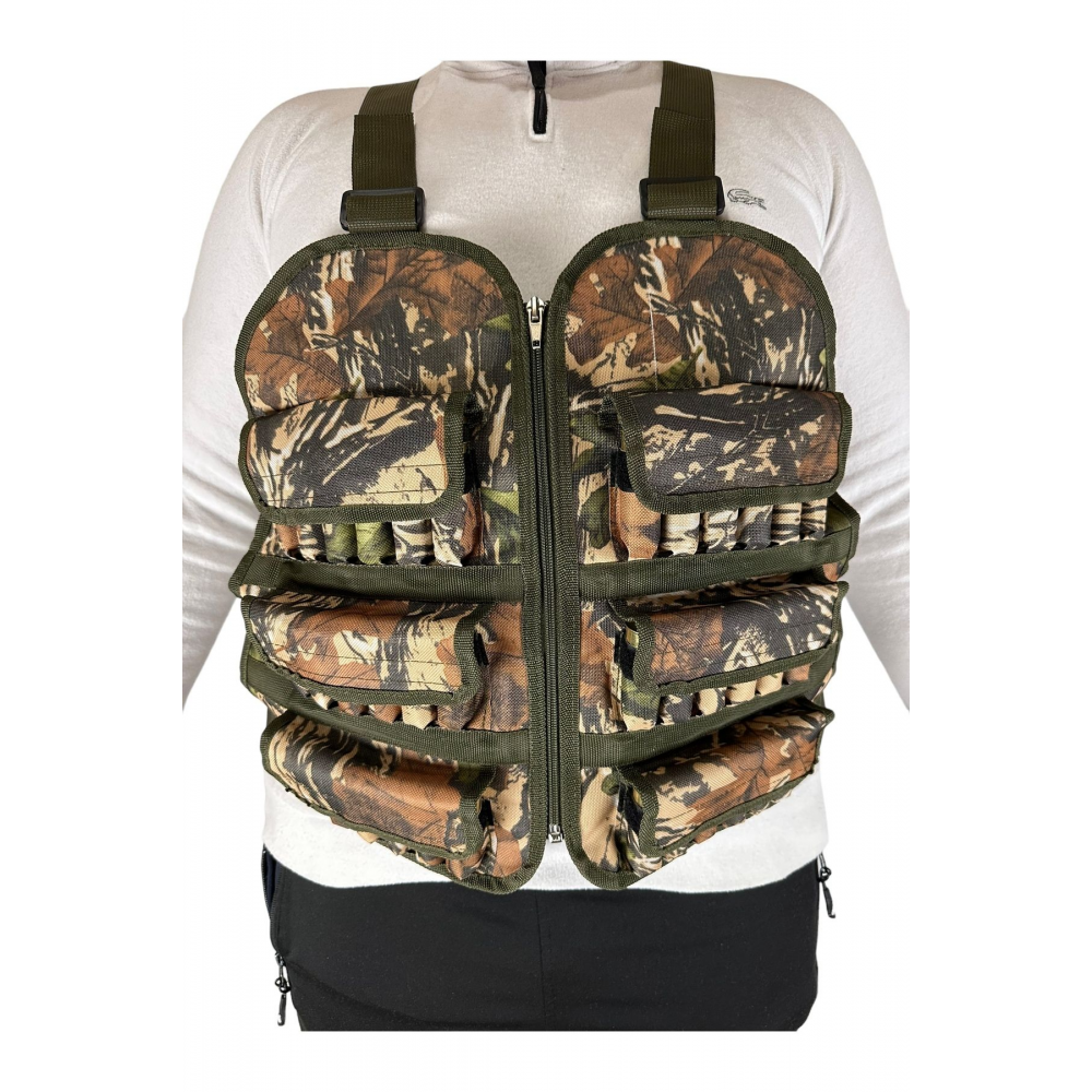 Ayarlı Kolonlu Avcı Yeleği - 36 Fişek Kapasiteli