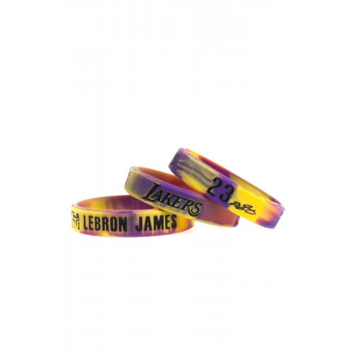 Lebron James Çok Renkli Los Angeles Lakers Basketbol Bileklik