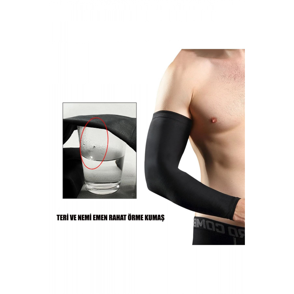 Basketbol Kolluğu Voleybol Kolluğu Likralı Sporcu Kolluğu - Siyah