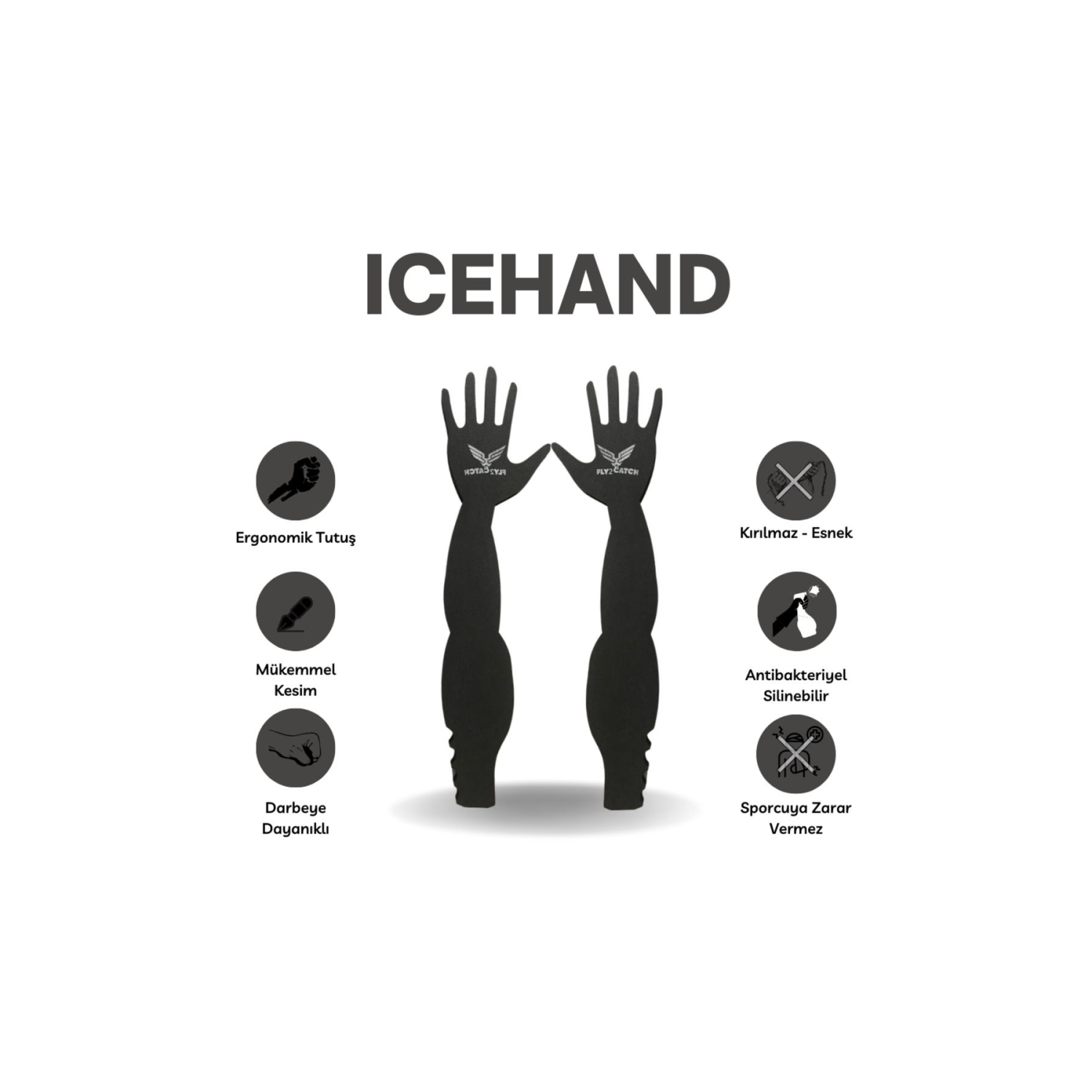 ICEHAND Basketbol ve Voleybol Savunma Eli. Blok-Top sürme-Şut çalışmaları için müdahale ekipmanı.