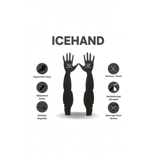 ICEHAND Basketbol ve Voleybol Savunma Eli. Blok-Top sürme-Şut çalışmaları için müdahale ekipmanı.