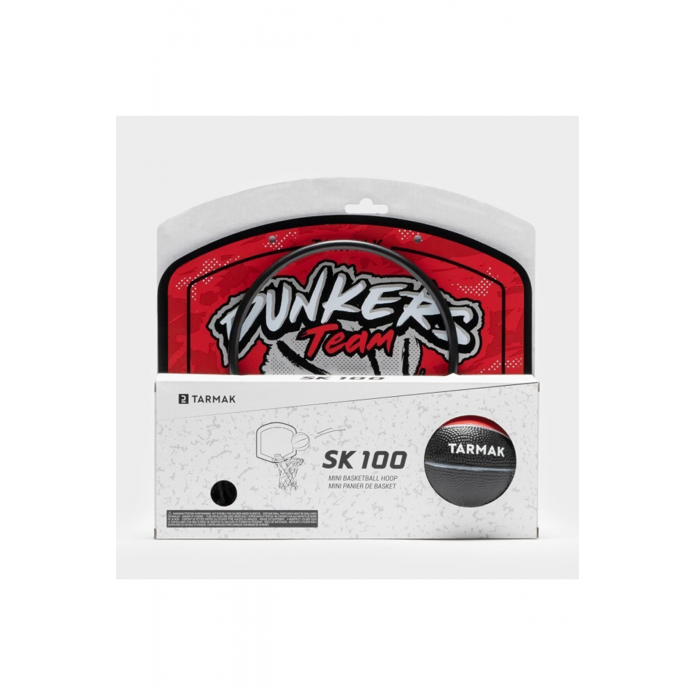 Tarmak Çocuk / Yetişkin Mini Basketbol Potası - Kırmızı / Gümüş - Sk100 Dunkers